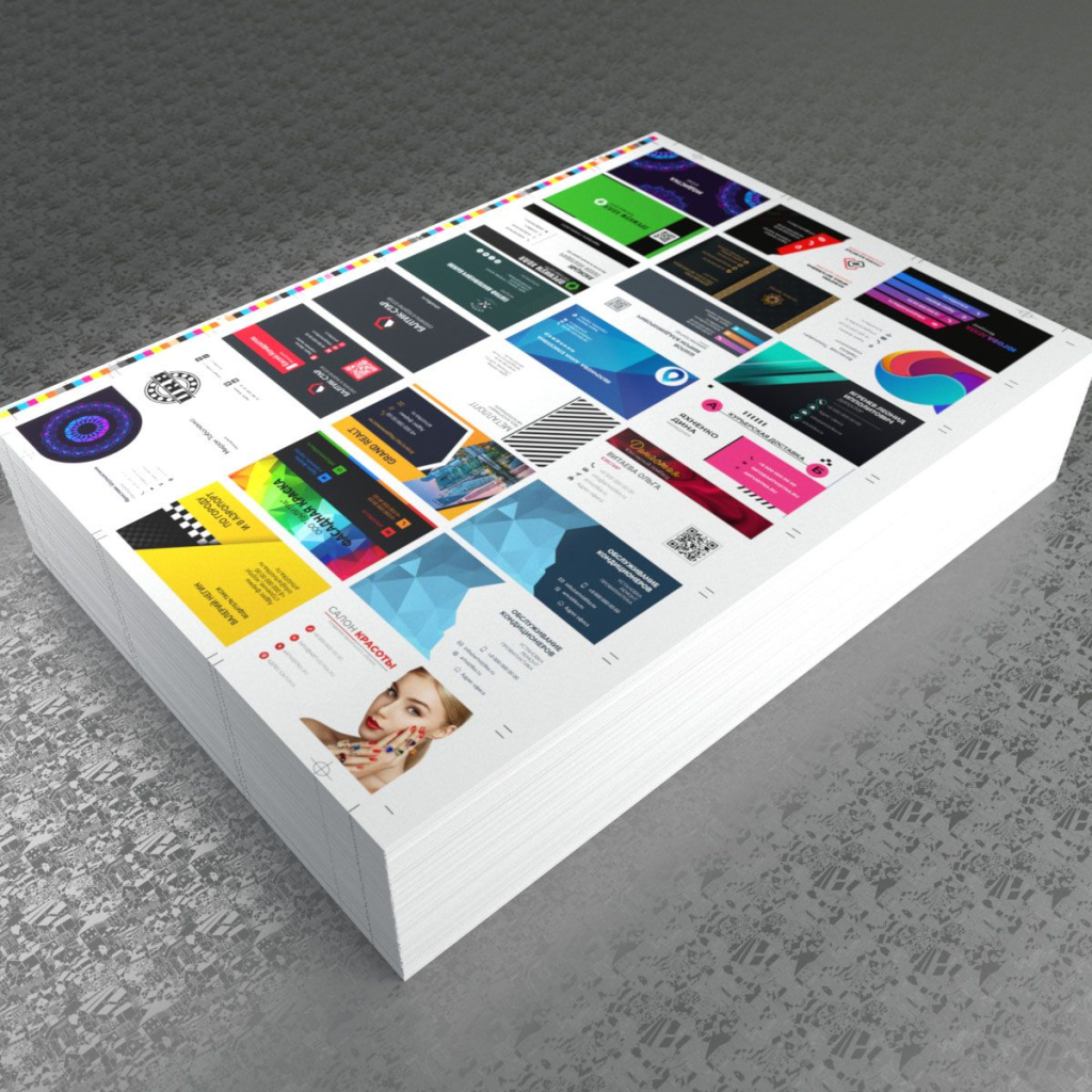 Печать визиток сборным тиражом по 1,5 рубля