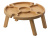 Деревянный столик на складных ножках Outside party (коричневый)